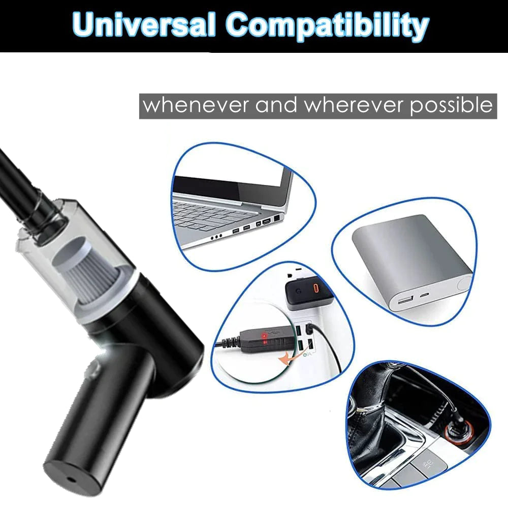 Cordless Portable 120W Handheld Vacuum Cleaner