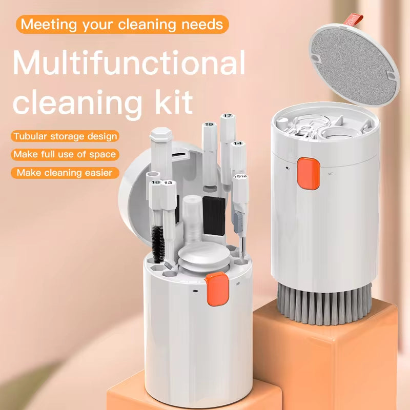 20-in-1 Cleaning Tool Set for Digital Devices – Includes Brush & Pen for Mobile Phones, Laptops, Cameras, and AirPods Pro