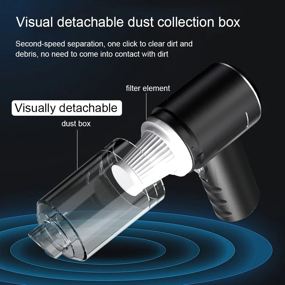 Cordless Portable 120W Handheld Vacuum Cleaner